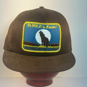 Vintage. Snap back. Kansas hat